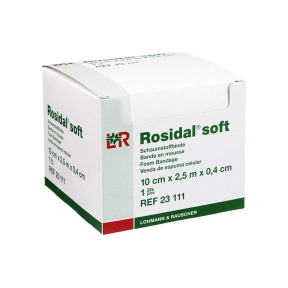 Rosidal Soft Foam Padding Bandage 4" X .16" X 2.7 Yds. Part No. 23111 (1/box)