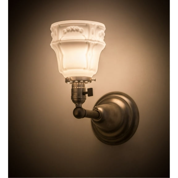 Meyda Tiffany 187024 Revival 10" Tall Wall Sconce - Nickel