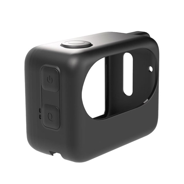 Protector de la caja de carga de la cámara Seitruly Gel de sílice color negro