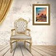 thumbnail image 3 of ARCTIC FRAME 19x24 Gold Ornate Wood Framed with Double Matting Museum Art Print Titled - cappadocia turkey travel poster, 3 of 4