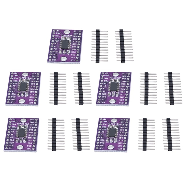 Módulo de expansión, IIC 1.65V-5.5V 1 A 8 Canal 5pcs Power de la Placa de Desarrollo en el Reinicio para Bricolaje