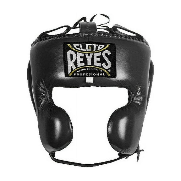 Cleto Reyes Boxing Headgear with Cheek Protection for Men and Women (Small, Black)