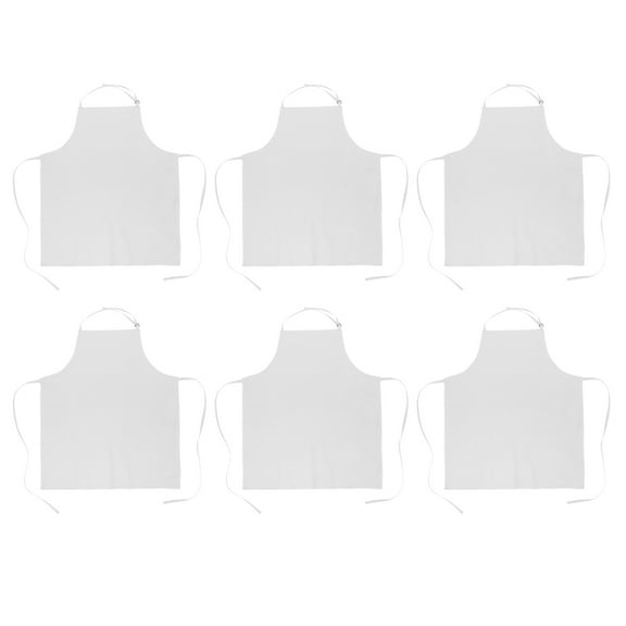 White Bulk Chef Apron (Set of 6)