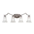 thumbnail image 1 of Toltec Lighting 554-GP-729 Zilo 4 Light Bath Bar, 5.5" Italian Ice Glass, 1 of 4