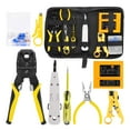 thumbnail image 1 of RJ45 RJ11 RJ12 CAT5 CAT5e Network Repair Plier Tool Kit With Utp Cable Tester Spring Crimping Tool Crimping Pliers ,Multi Function, 1 of 6