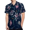 thumbnail image 4 of High Quality Hawaiian Shirts for Men Short Sleeve Aloha Beach Shirt Floral Summer Casual Button Down Shirts Blouses T5UQHJ, 4 of 7