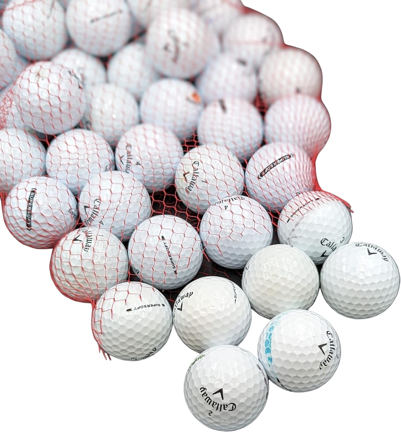 Golf Ball Planet - Callaway Supersoft Recycled Golf Balls (50 Pack, 4A/Near Mint)