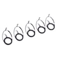 thumbnail image 2 of LOVIVER Prettyia 5pcs Ceramic Eyes Fishing Rod Guide Stainless Diameter 17.8mm, 2 of 7