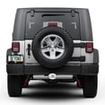 thumbnail image 3 of Jeep Wrangler 3D Logo on Brushed Oval Billet Aluminum 2 inch Tow Hitch Cover, 3 of 6