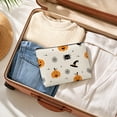 thumbnail image 7 of Halloween Zipper Cosmetic Bag Multi Patterns Spooky Makeup Pouch Reusable Canvas Travel Storage Bag For Makeup Toiletries Small Accessories, 7 of 7