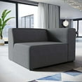 thumbnail image 4 of Modway Mingle Polyester Upholstered Right-Arm Chair, Blue Fabric, 4 of 4