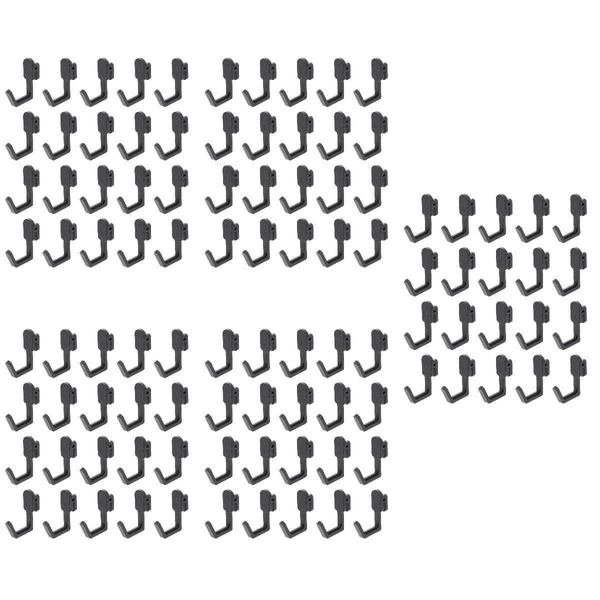 FRCOLOR 100 pcs Storage Hook Replacement J Shape Peg Hook for Peg Board Organizer Tool