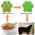 thumbnail image 3 of Dog Cat Lick Pad Peanut Butter Slow Feeder Dog Bowls Pet Dispensing Treat Mat Suctions To Wall For Bathing,grooming,and Training, 3 of 4
