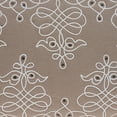 thumbnail image 6 of Parkland Collection Omni 14x20" Swirl Cotton Fabric Throw Pillow in Beige/White, 6 of 7