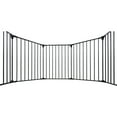 thumbnail image 2 of Safety Gate, Outdoor Fence Gate With Reinforced Frame, Wall Mounted Hardware Steel 4-in-1 Metal Safety Door For Corridor, Doorway, House Stairs, 2 of 7