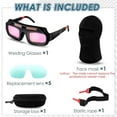 thumbnail image 2 of CCNZZITSHT 1 Set Welding Glasses Solar Welding Goggles Auto Darkening Welder Glasses Mask Helmet with Replacement Lenses for TIG MIG Arc Plasma Cut, 2 of 5