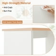 thumbnail image 4 of Costway 31.5" Computer Desk for Small Space Simple Style Workstation Desk with with Shelves White, 4 of 8