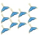 thumbnail image 3 of 10 colgantes de cola de sirena para hacer tú mismo, para pulseras, pendientes y pendientes, de colores dorados y celestes., 3 of 6