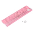 thumbnail image 1 of Cortadora de papel Uxcell de 12 pulgadas, cortadora de papel portátil de tamaño A4 con cabezal de corte de repuesto, rosa, 1 of 7