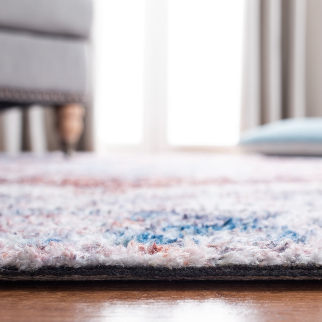 SAFAVIEH Classic Vintage Leandre Medallion Area Rug, Rust/Blue, 8' x 10'