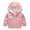 Pink, variant on QQAMB Toddler Thin Lightweight Hooded Jackets Zip up Windproof Rain Jackets with Pockets Kids Baby Fall Casual Outwear,18 Months