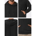 thumbnail image 7 of DARING DIVA Long Sleeve Jacquard Pullover Hooded Sweatshirts S Black, 7 of 7