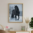 thumbnail image 6 of Diamond Art Kits for Adults, Black Horse Winter Snow Scene 5D Diamond Painting Kits for Adults Beginners, DIY Full Drill Diamond Painting, Gem Art and Crafts 12x16, 6 of 7