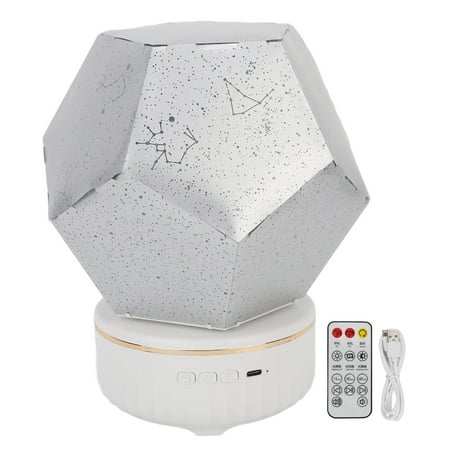 

LED Projector Lamp 3 Color Multifunctional Dimmable Rotatable Rechargeable LED Star Projector Lamp with Remote Control