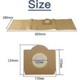 thumbnail image 2 of Karcher Wd3 Vacuum Cleaner Bag, Set Of 5 Straight Vacuum Cleaner Bags For Karcher Wd3, Wd 3 Premium, Wd3200, Wd3500p, A2204, A2204, A2534, Se4001, 2 of 5