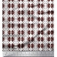 thumbnail image 1 of Soimoi White Cotton Voile Fabric Flying Stork Bird Fabric Prints By Yard 42 Inch Wide, 1 of 1