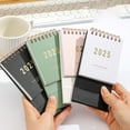 Small Desk Calendar 2025 Simple Solid Color Morandi Calendar Desktop