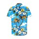 thumbnail image 5 of Blusa y camisa de manga corta con cuello vuelto para hombre, blusa informal de moda con botones y manga corta para hombre, 5 of 5