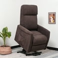 thumbnail image 2 of Costway Fauteuil Inclinable Releveur pour Aînés Fauteuil de Salon avec Télécommande Brun, 2 of 10