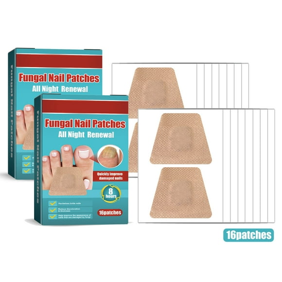Toe Nail Patches for Fungus,Nighttime Renewal Patches,Fungal Nail Patches Toenail for Safe, Fast, and Effective Foot Care 16 Patches(3 boxes)