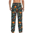 thumbnail image 7 of Salouo Autumn with Pumpkins Print Pajama Pants for Men, Lounge Pants Elastic Waistband Casual Men's sleepwear Loungewear Sleep Pajama Pant -XX-Large, 7 of 7