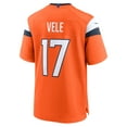 thumbnail image 3 of Men's Nike Devaughn Vele  Orange Denver Broncos Team Game Jersey, 3 of 6