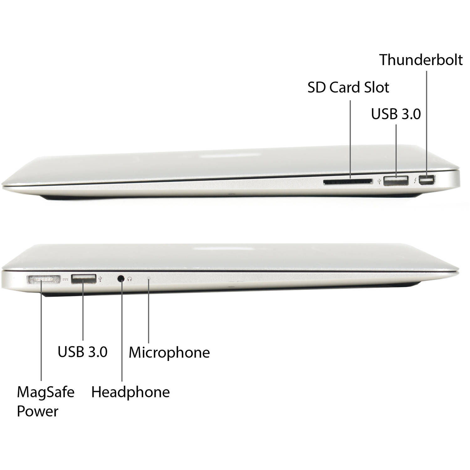 Restored Apple MacBook Air Core i5-4250U Dual-Core 1.3GHz 4GB Ram, 128GB SSD 13.3" LED Notebook MD760LL/A (Refurbished) - image 2 of 4