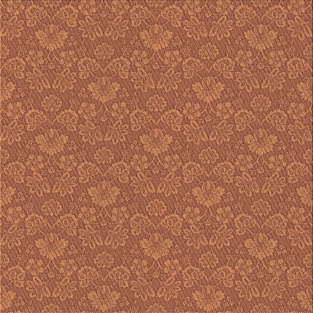 Ahgly Company Machine Washable Indoor Square Transitional Mahogany Brown Area Rugs, 8' Square