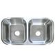 thumbnail image 1 of Tarja Submontar Doble 82x46x23cm Alfa Inoxidable 304 Satinada Calibre 20, 1 of 5