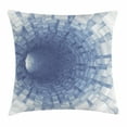 thumbnail image 1 of Outer Space Decor Throw Pillow Cushion Cover, Endless Tunnel with Fractal Square Shaped Segment Digital Dimension Artwork, Decorative Square Accent Pillow Case, 24 X 24 Inches, Gray, by Ambesonne, 1 of 2