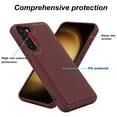 thumbnail image 5 of for Samsung Galaxy S23 Plus 2 In 1 Detachable Magnetic Card Slots Back Case, PU Leather RFID Blocking Kickstand Fashion Shockproof Protective Phone Case Cover for Samsung Galaxy S23 Plus, Winered, 5 of 9