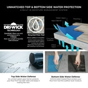 QuietWalk 360 sq ft Recycled Fiber Underlayment with Built-in Vapor Barrier for Laminate and Engineered Wood Flooring