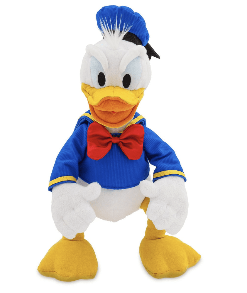 Details about   Special Ed Donald Duck 85th Anniv Metallic Stuffed Plush Silver DISNEY Collector 