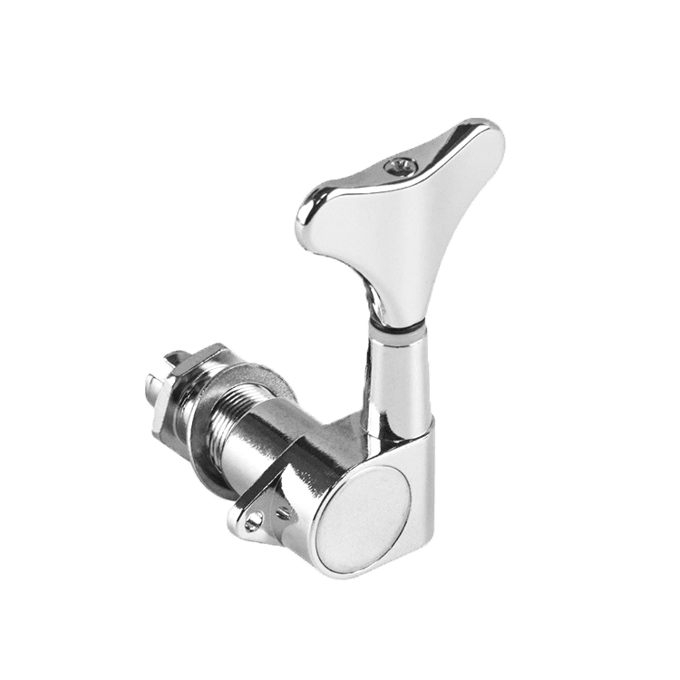 LOOKSEVEN 1/4/5 PCS Electric Bass Guitar Tuning Pegs Machine Heads - Chorme, Left/Right Available-2L3R