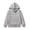 Grey, variant on Girls Boys Hoodies Casual Long Sleeve Solid Sweatshirt Oversized Loose Pullover Tops with Pocket Fall Winter Clothes 4-5 Years