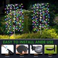 thumbnail image 5 of Solar Garden RGB Lights,240 LED Firework Lights Color Christmas Garden Light with Twinkling,2 Pack Fairy Swaying Landscape Light,Outdoor Waterproof Path Light for Garden Yard Party Decoration Gifts, 5 of 13