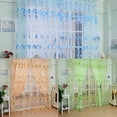 thumbnail image 3 of Rideau de Porte en tulle voile à Fleurs pour Enfants, 3 of 3