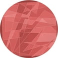 thumbnail image 1 of Ahgly Company Tapis Rond Lavable en Machine Intérieur Transitionnel Rouge, 4 Pieds Rond, 1 of 7