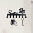 thumbnail image 3 of B Owl Key Holder Wall No Nail Hook Home Ornament, 3 of 5