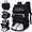 Black, variant on WANDF 15.6 in Laptop Backpack for Men Women,Gym Backpack with Shoe Compartment, Airline Approved Carry on Travel Bag with USB Charging Port,Casual Backpack for Commuting,Work,Hiking(Blue)